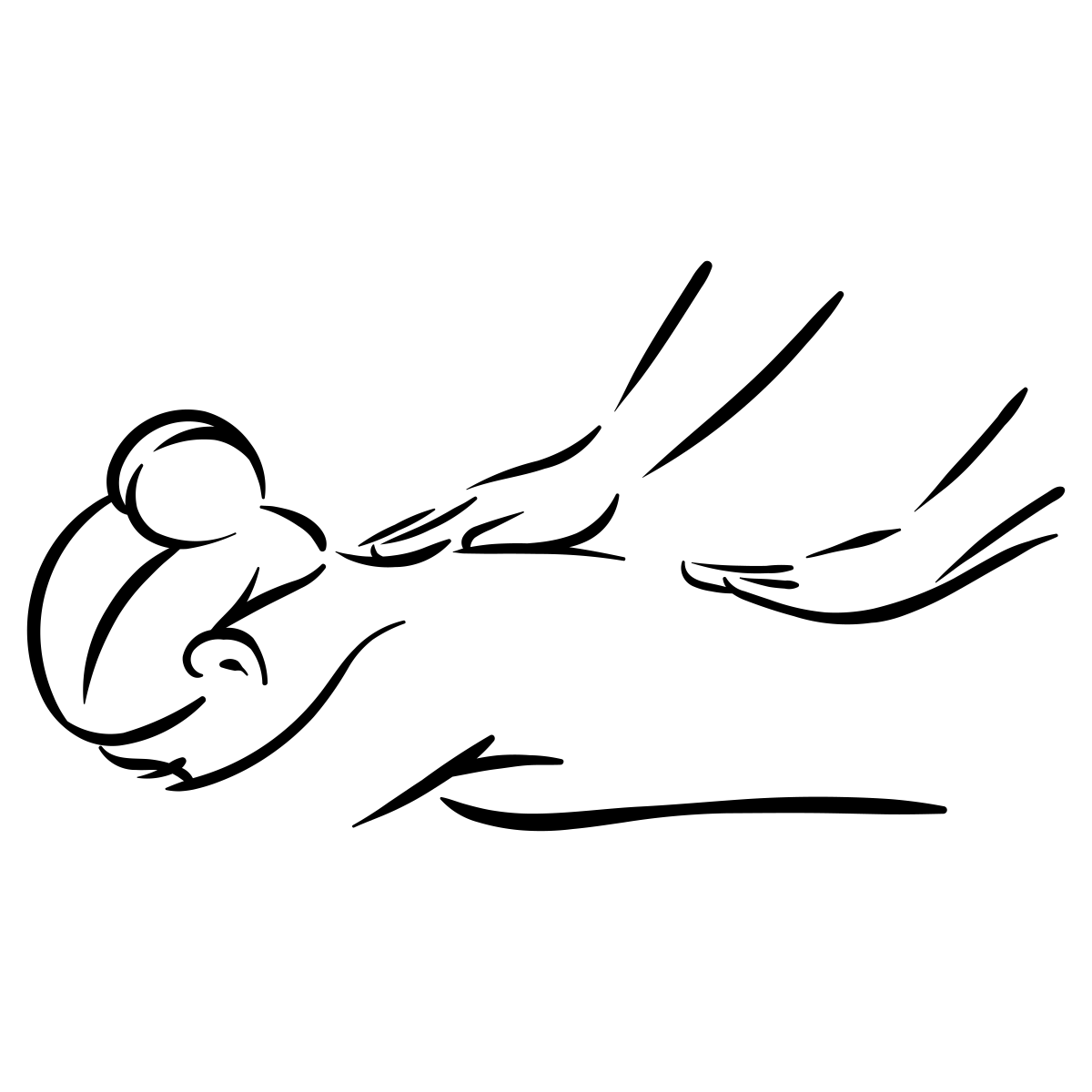Illustration d'un massage du dos